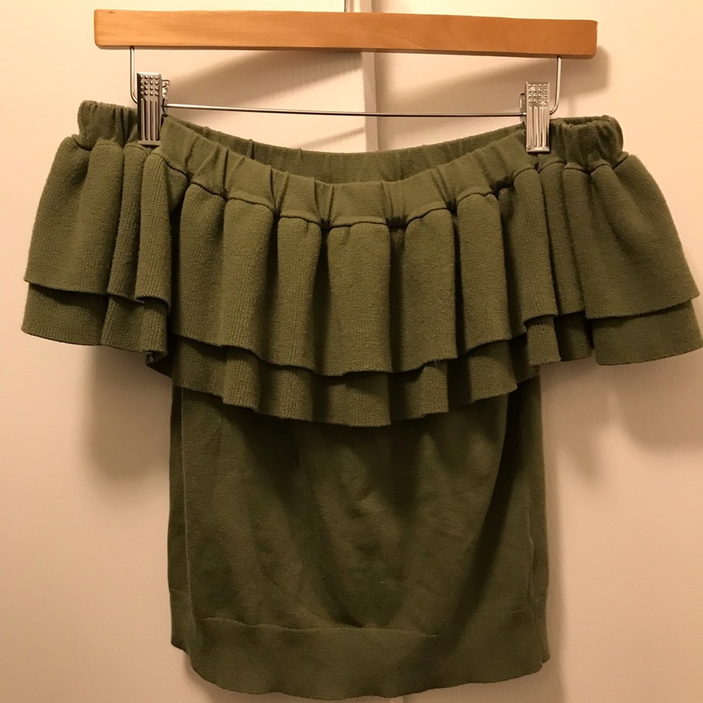 J. Crew off the shoulder top